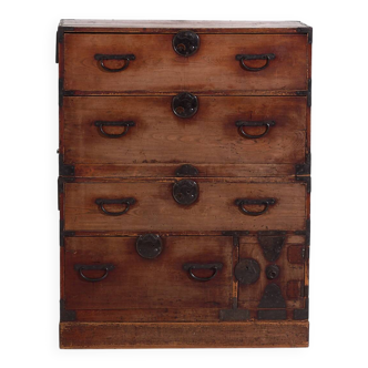 Antique Japanese tansu – Meiji/Taishō period (c.1868-1926) #100