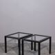 Pair of Pierre Vandel Paris side tables, 1970s