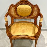 Salon Louis XVI, quatre pièces cannelé et mouluré