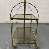 Vintage rolling golden folding service