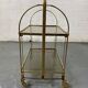Vintage rolling golden folding service
