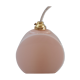 Suspension in powder pink opaline art deco 30s-40s