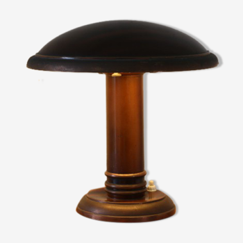 Copper mushroom lamp circa 1940