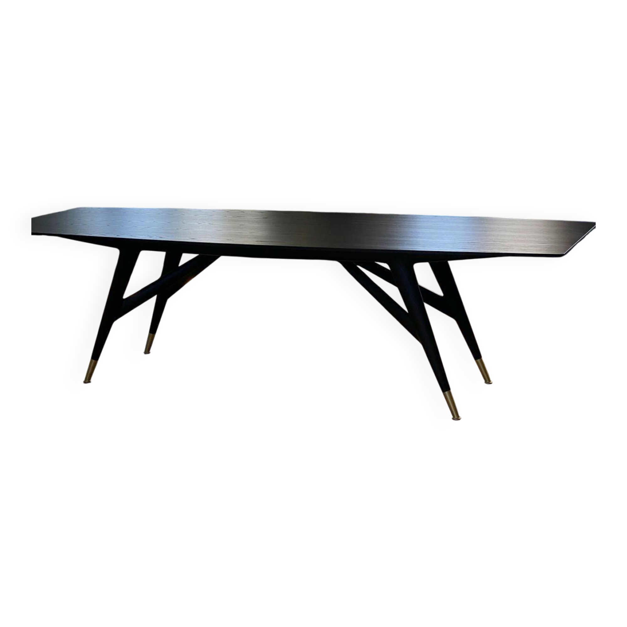 Table Gio Ponti D.859.1 Réédition 2023 Molteni en bois de frêne noir