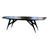 Table Gio Ponti D.859.1 Réédition 2023 Molteni en bois de frêne noir