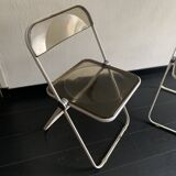 Paire de chaises vintage 1960 Plia par Giancarlo Piretti pour Castelli