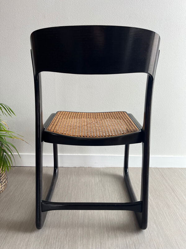 Chaise traîneau Baumann vintage