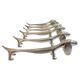 Vintage Knife Rests, Set of Six Silver Plated Dachshund Dogs, Italy, 20th-C