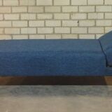Rare multifunctional sofa/daybed with adjustable headrest 1960, restored
