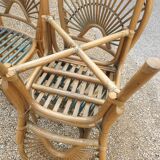 4 bamboo chairs