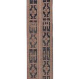 Vintage Turkish Oushak Handwoven Rug 48x297 cm