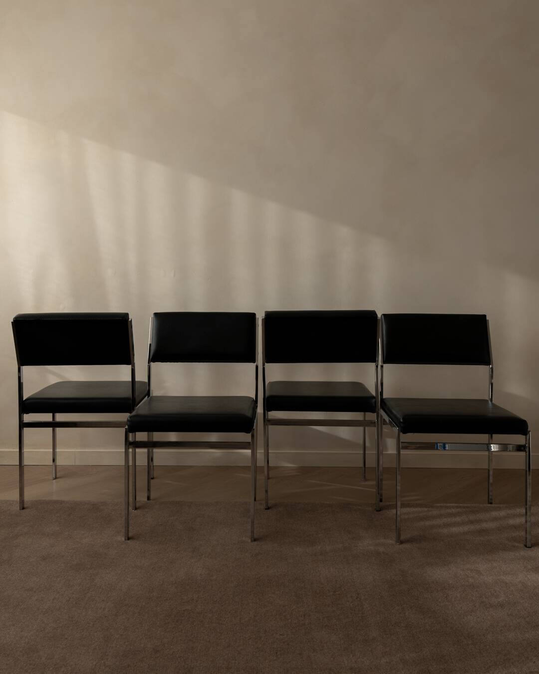 4 chaises de salle à manger néerlandaises Pastoe SM07 par Cees Braakman