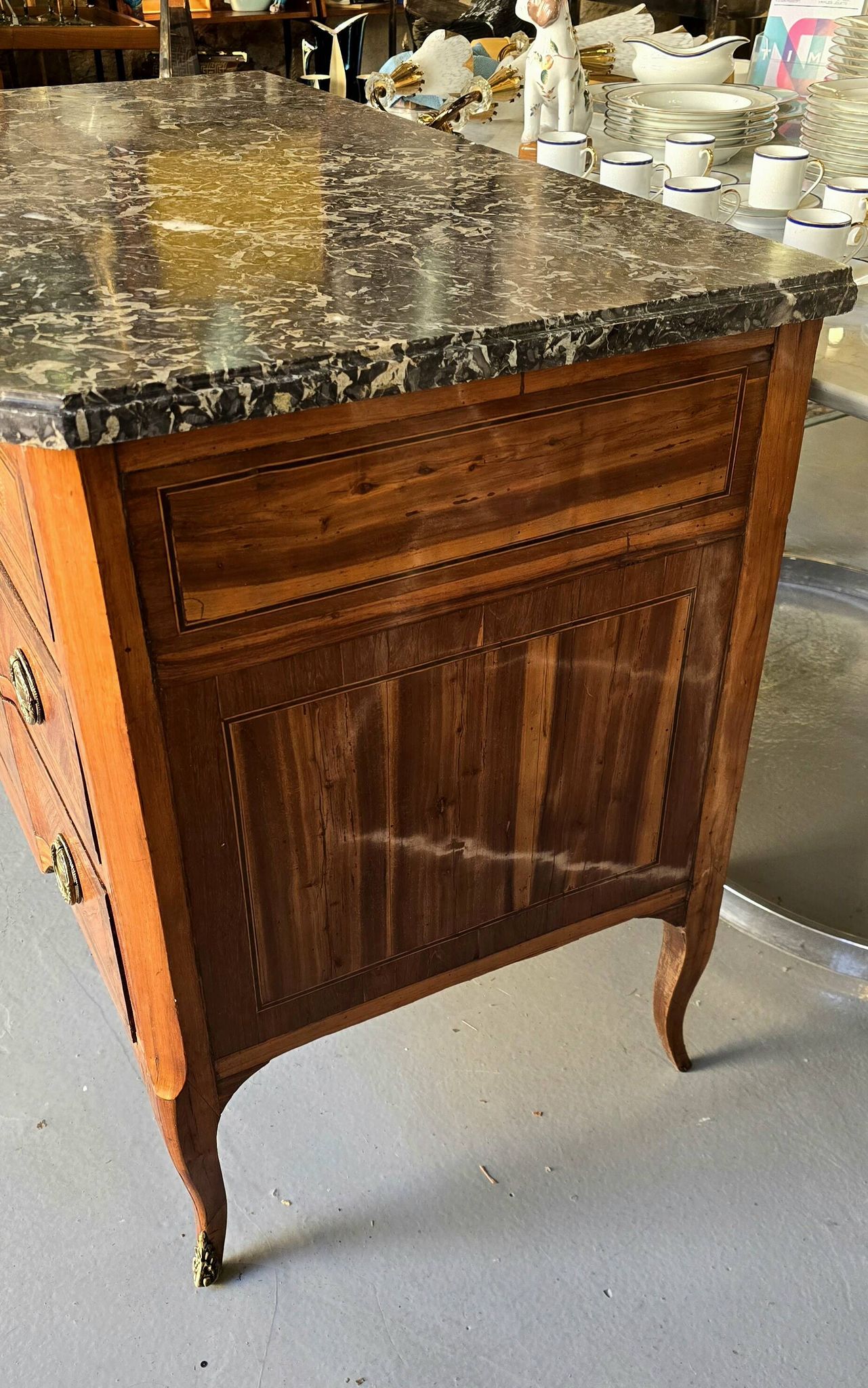 Transitional commode, mid-18th century.