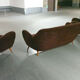 Lounge sofa 2 armchairs organic year 50