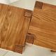 Paire de tabourets brésiliens en bois exotique