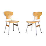 Chaises en contreplaqué du milieu du siècle par Niko Kralj