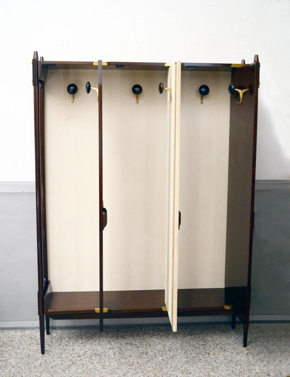 Armoire en bois, Italie, 1950