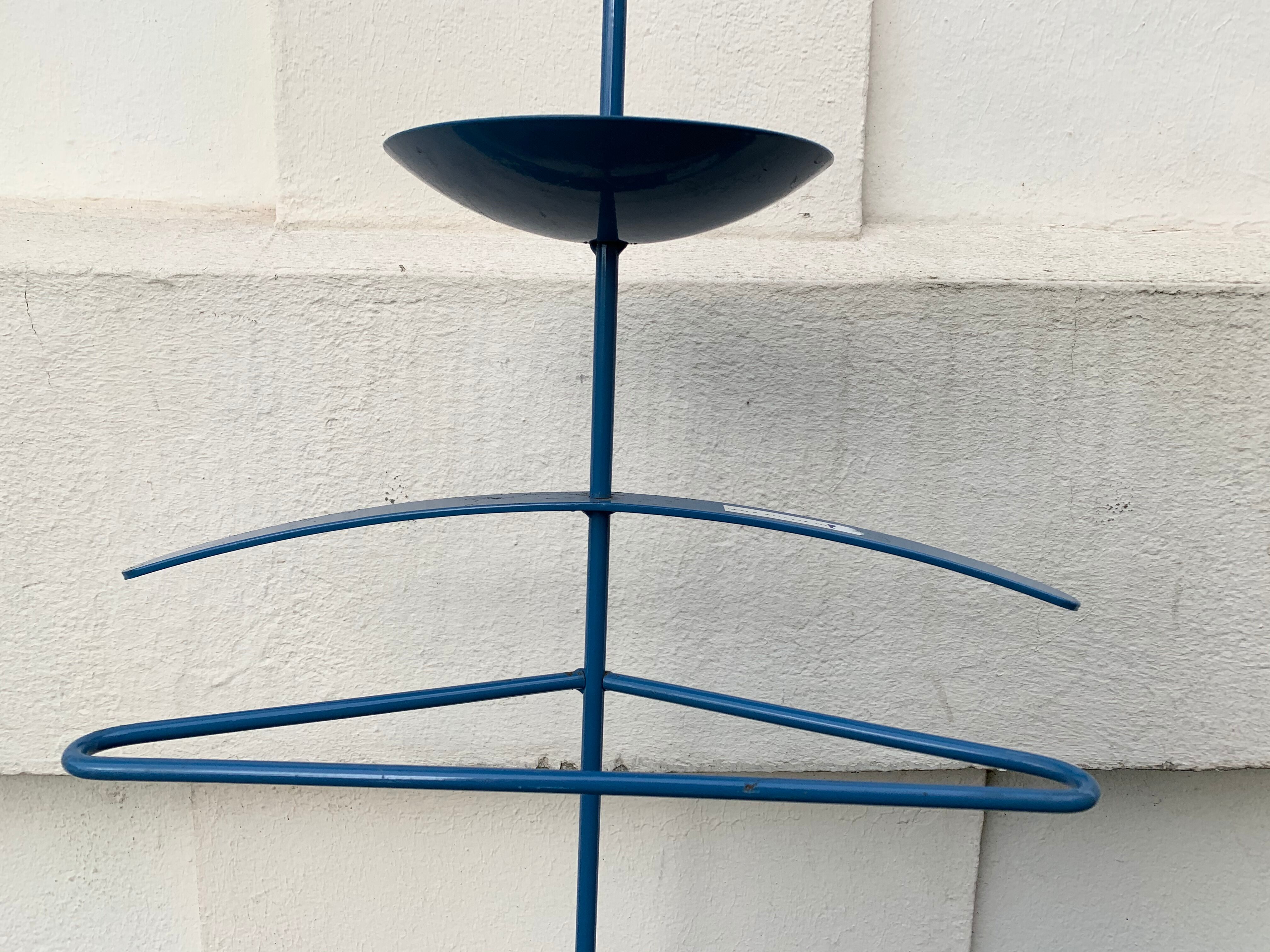 Blue metal design nightval Pascal Mourgue 1980