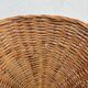 Vintage Rattan Point Basket / Plant Furniture, Netherlands 1960's