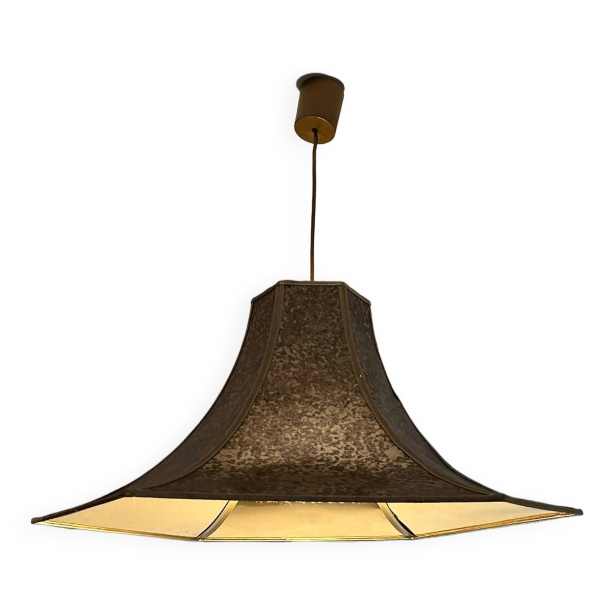 Large pagoda chandelier from the 70s