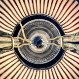 Table lamp Fratelli Toso 1960's Murano