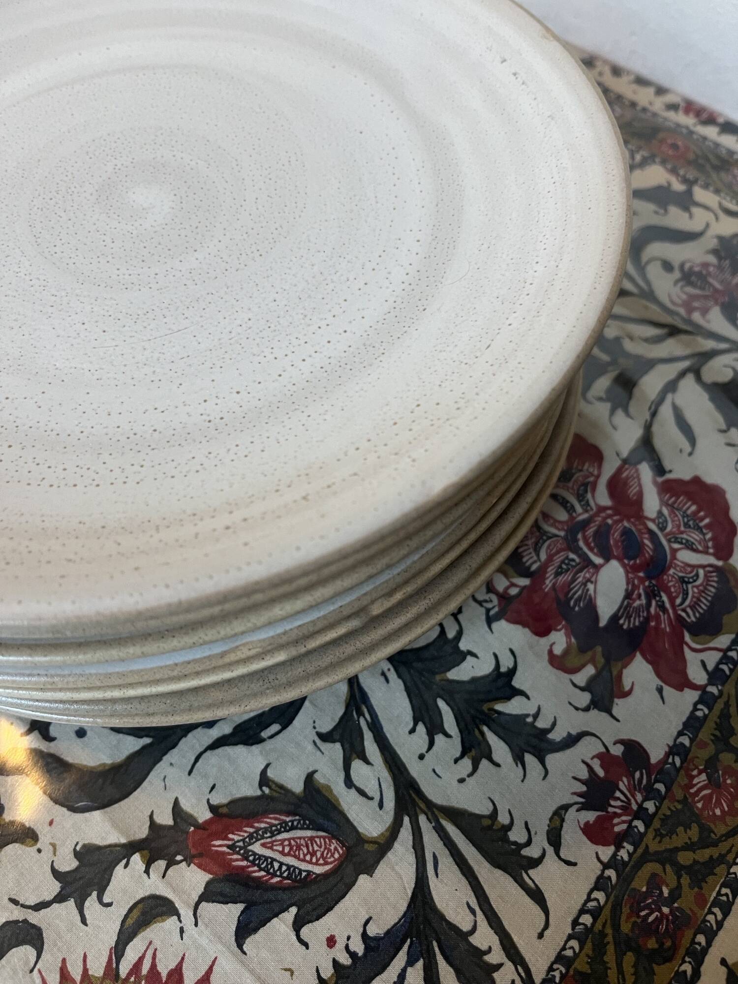 7 small plates Niderviller model Pierre