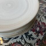 7 small plates Niderviller model Pierre