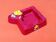 1980s Winfield Australian ashtray in red and yellow plastic.