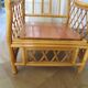 Vintage - Set of 2 woven rattan, bamboo and wood armchairs - Natural colour - 1980s