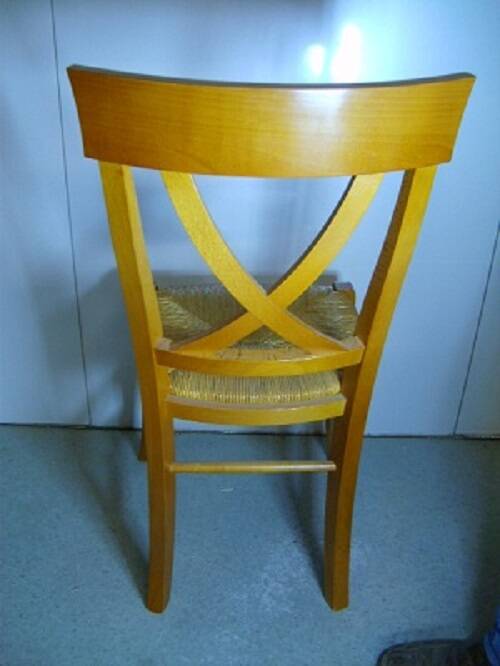 Beech cross chair, work chair