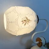 Vintage Wall Light with Milk Glass from Drukov, 1960s