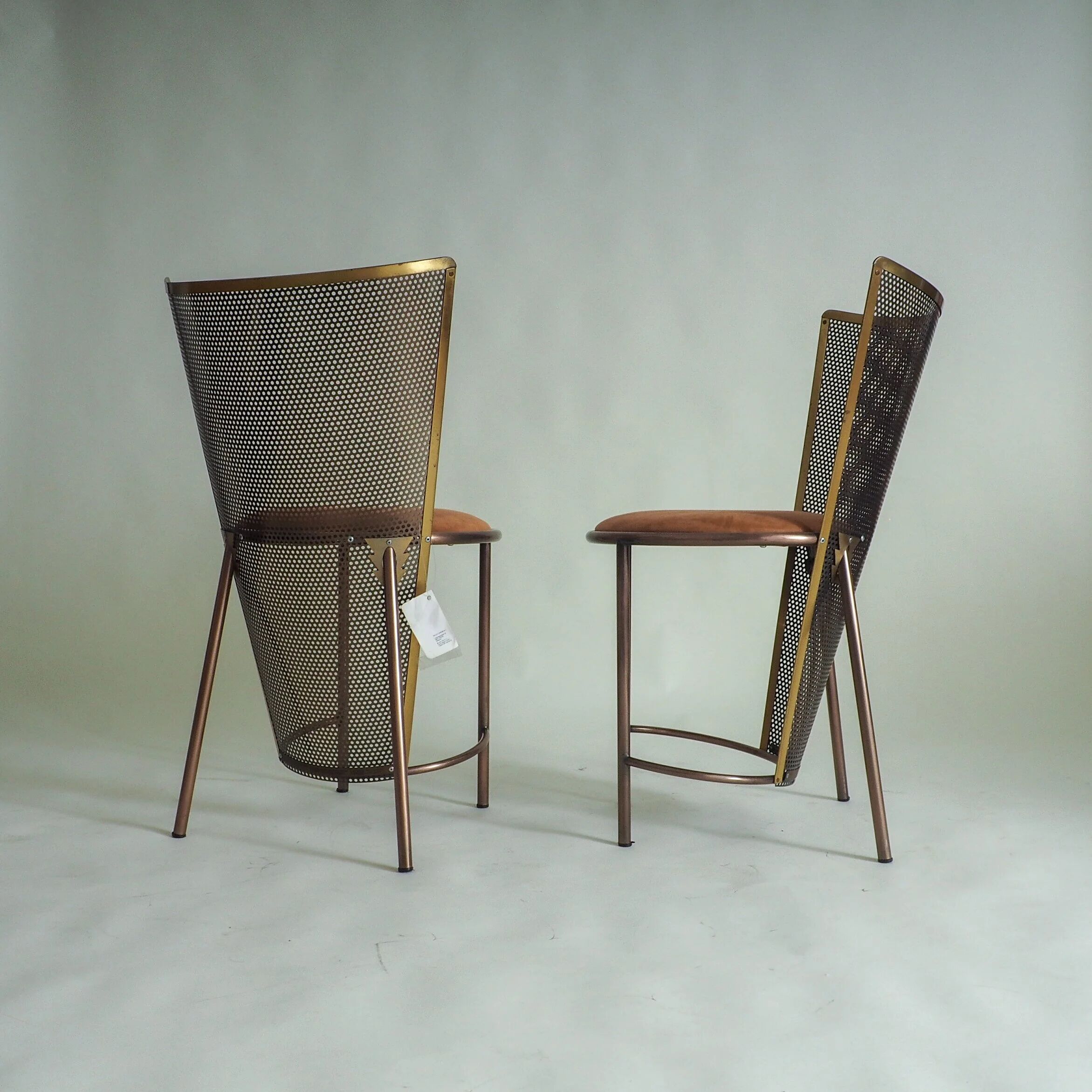 Set of 2 Sevilla EXPO '92 chairs by Frans Van Praet for Belgochrom (#35 & #36 /100)