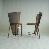 Set of 2 Sevilla EXPO '92 chairs by Frans Van Praet for Belgochrom (#35 & #36 /100)