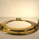 Brass porthole mirror 29 cm