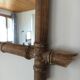 Miroir cadre bambou