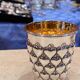Timbale in solid silver and vermeil