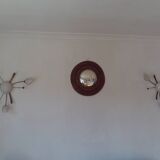 large pair of 1960 wall lights