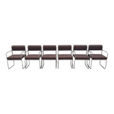 Chaises Minny par Giovanni Carini pour Planula, années 1970, ensemble de 6
