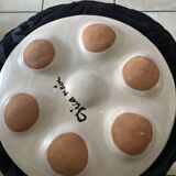 Service à huîtres vallauris 6 assiettes et 1 plat
