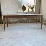 2m oak farm table