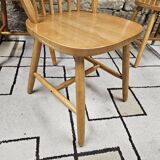 Set of 4 Danish chairs with vintage bars