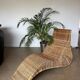 Vintage IKEA karlskrona rattan lounge chair by Karl Malmvall
