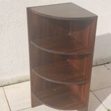 Wooden corner shelf