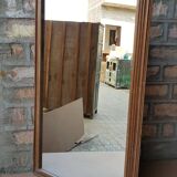 Ancient Burmese teak mirror