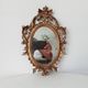 Vintage Italian baroque mirror 1950s 29.5*20