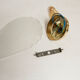 Paire d'appliques murales coquillages verre murano et laiton 1960
