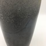 Brown and light grey ceramic vase