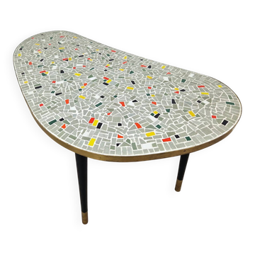 Table basse en mosaïque des années 50