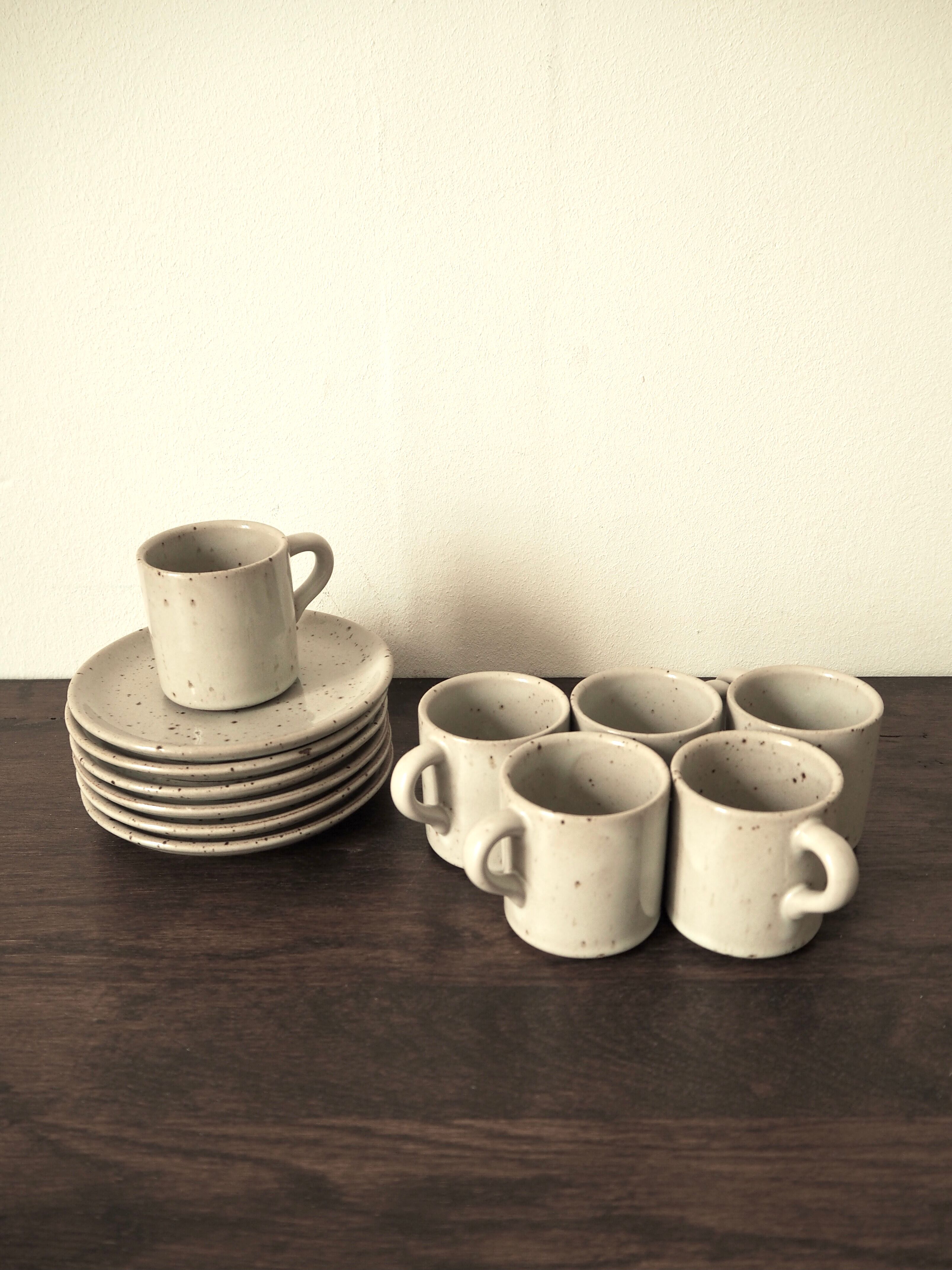 Set of 6 cups Sandstone of the Marais