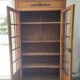 Antique glass cabinet